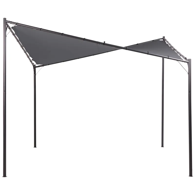 Pavillon Aventine 300 cm Stål, Grå/Sort