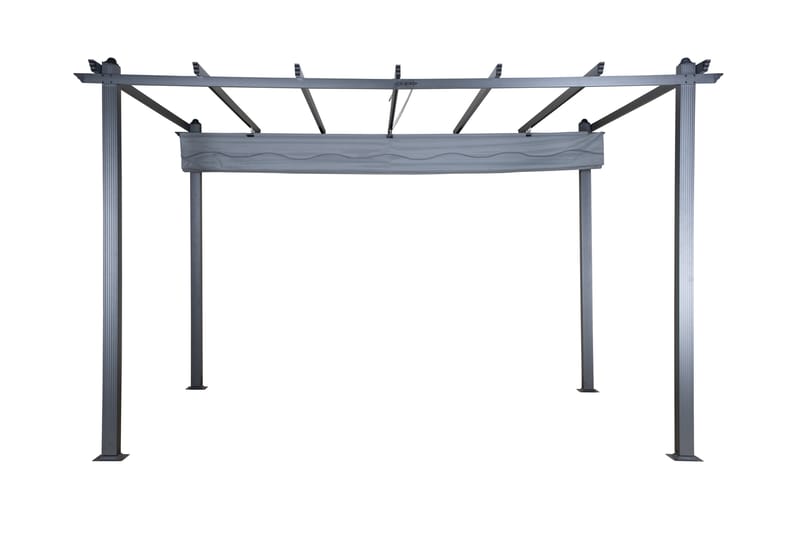 Lazio Pergola 295x395 cm - Sort/Grå - Havemøbler - Solafskærmning - Pergola
