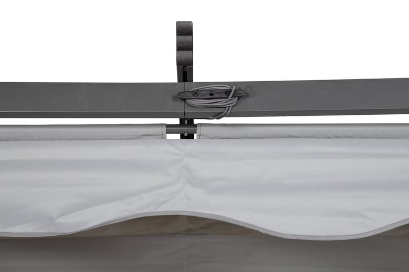 Lazio Pergola 295x395 cm - Sort/Grå - Havemøbler - Solafskærmning - Pergola