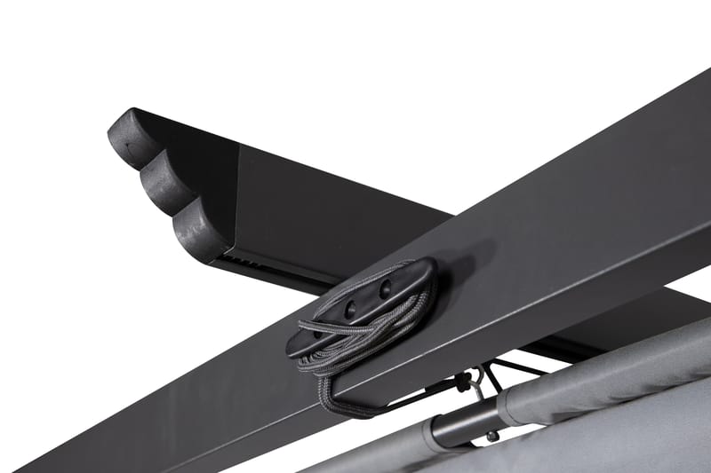 Lazio Pergola 295x395 cm - Sort/Grå - Havemøbler - Solafskærmning - Pergola