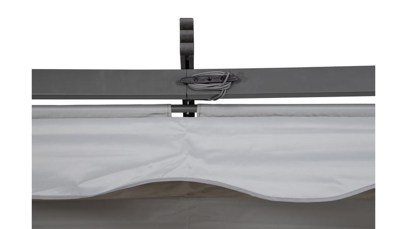 Lazio Pergola 295x395 cm - Sort/Grå - Havemøbler - Solafskærmning - Pergola