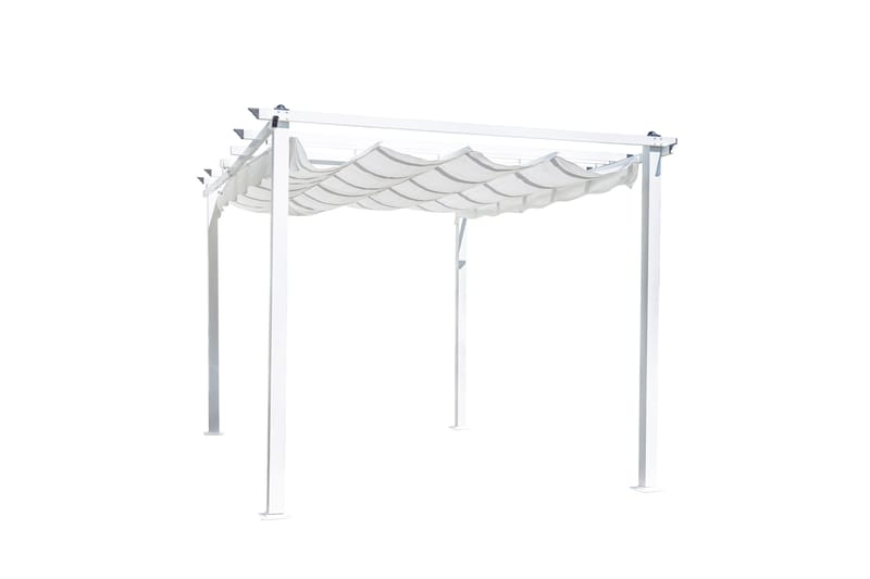 Lazio Pergola 348 cm - Hvid - Havemøbler - Solafskærmning - Pergola