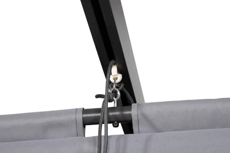 Lazio Pergola 295x395 cm - Sort/Grå - Havemøbler - Solafskærmning - Pergola