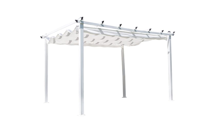 Lazio Pergola 348 cm, Hvid