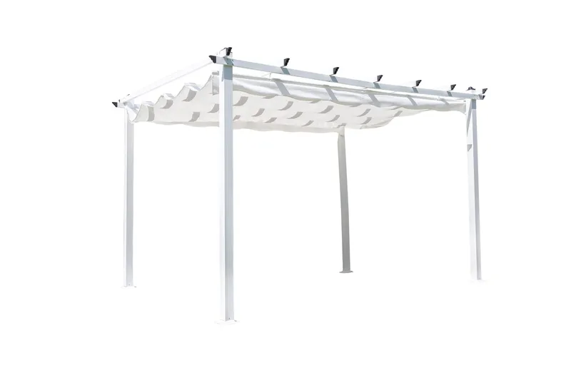 Lazio Pergola 348 cm, Hvid