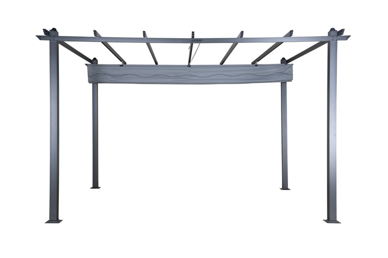 Lazio Pergola 295x395 cm - Sort/Grå - Havemøbler - Solafskærmning - Pergola