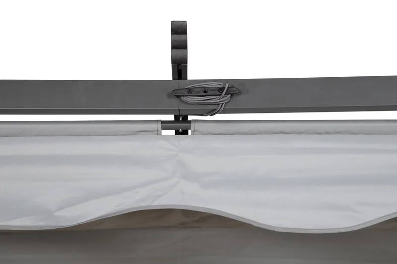 Lazio Pergola 295x395 cm - Sort/Grå - Havemøbler - Solafskærmning - Pergola