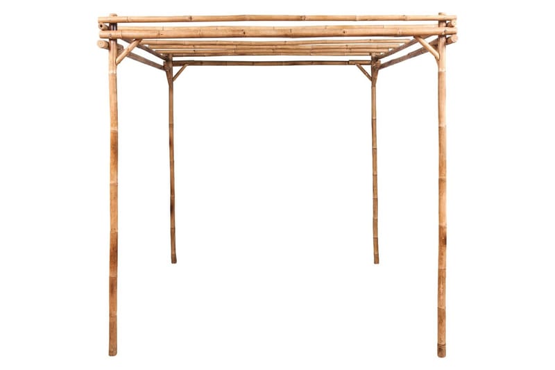 Pergola 170x170x220 cm Bambus - Brun - Havemøbler - Solafskærmning - Pergola