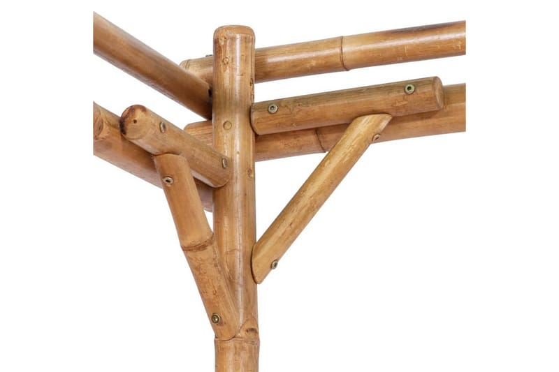 Pergola 170x170x220 cm Bambus - Brun - Havemøbler - Solafskærmning - Pergola