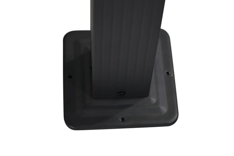 Porto Stor Pergola 4x3 m i aluminium med tag - Mørkegrå - Havemøbler - Solafskærmning - Pergola