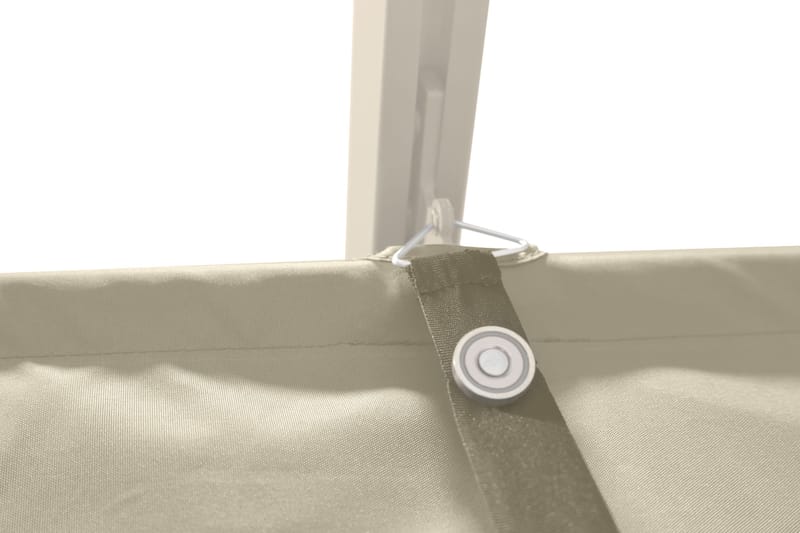 Porto Stor Pergola 4x3 m i aluminium med tag - Beige - Havemøbler - Solafskærmning - Pergola