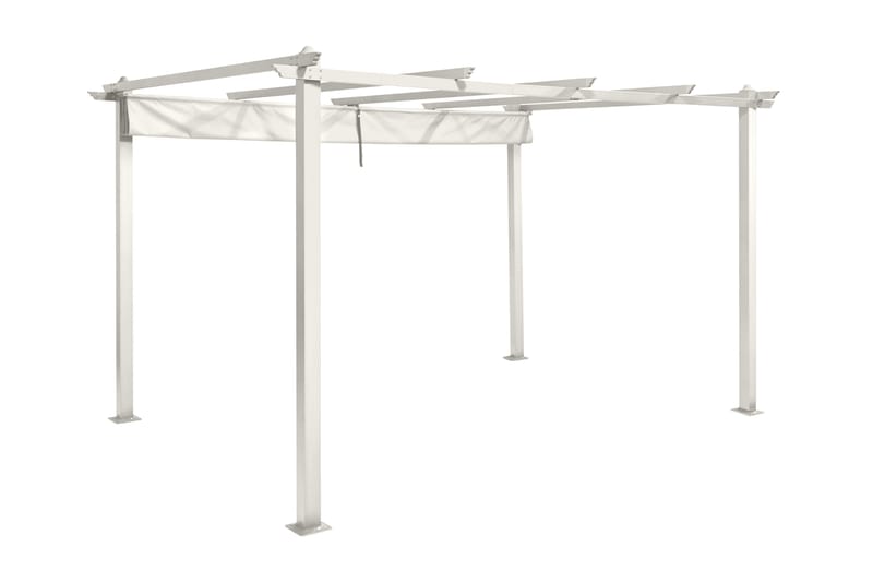 Porto Pergola 4x3 m - Hvid - Havemøbler - Solafskærmning - Pergola