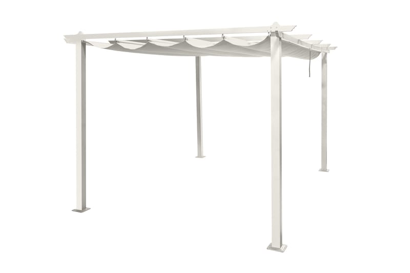 Porto Pergola 4x3 m - Hvid - Havemøbler - Solafskærmning - Pergola