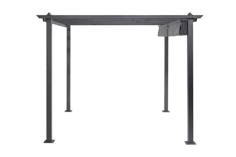 Porto Pergola 3x3 m, Mørkegrå