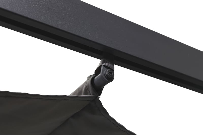 Porto Pergola 4x3 m - Mørkegrå - Havemøbler - Solafskærmning - Pergola