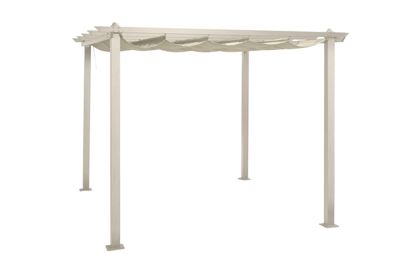 Porto Pergola 3x3 m - Beige - Havemøbler - Solafskærmning - Pergola