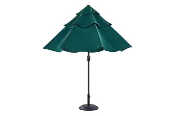 Roblin Parasol 285x285 cm - Grøn/Sort - Havemøbler - Solafskærmning - Parasoller - Balkonparasol