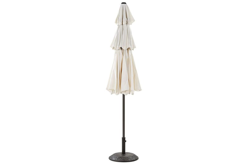Roblin Parasol 285x285 cm - Beige/Sort - Havemøbler - Solafskærmning - Parasoller - Balkonparasol