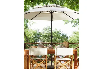 Roblin Parasol 285x285 cm - Beige/Sort - Havemøbler - Solafskærmning - Parasoller - Balkonparasol