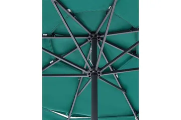 Roblin Parasol 285x285 cm - Grøn/Sort - Havemøbler - Solafskærmning - Parasoller - Balkonparasol