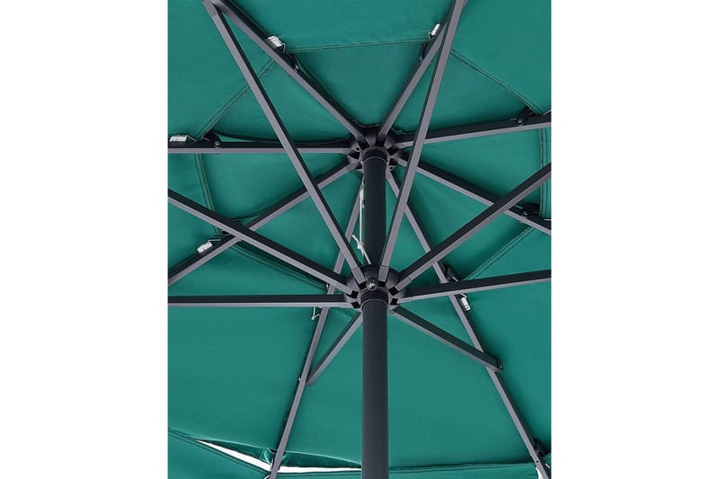Roblin Parasol 285x285 cm - Grøn/Sort - Havemøbler - Solafskærmning - Parasoller - Balkonparasol