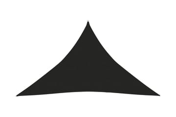 solsejl 160 g/m² 2,5x2,5x3,5 m HDPE sort - Sort - Havemøbler - Solafskærmning - Solsejl