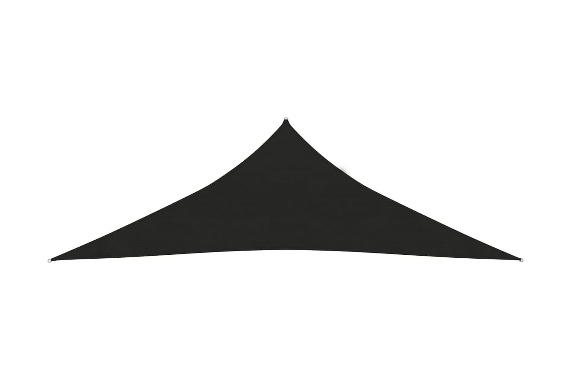 solsejl 160 g/m² 2,5x2,5x3,5 m HDPE sort - Sort - Havemøbler - Solafskærmning - Solsejl