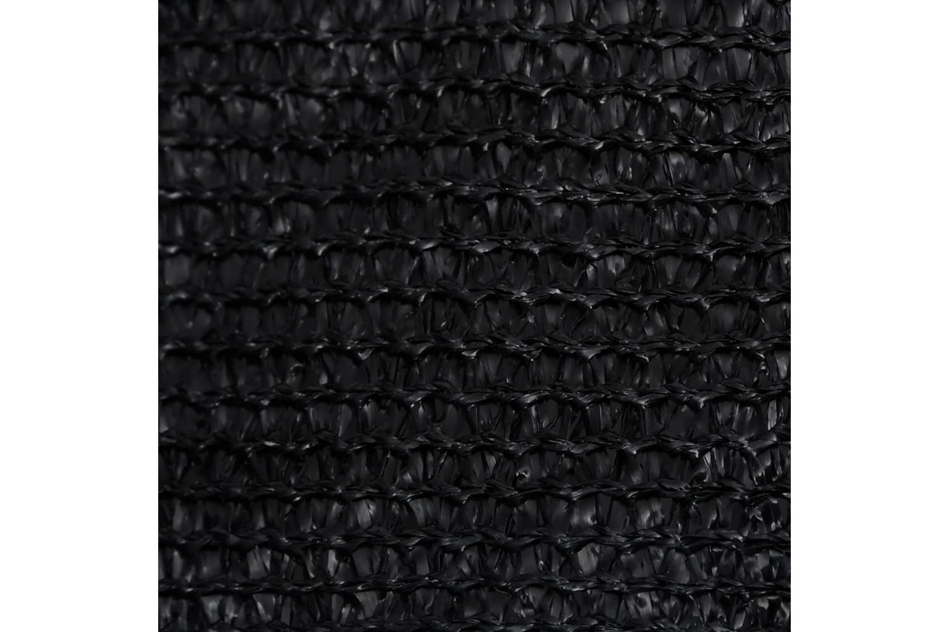 solsejl 160 g/m² 2,5x2,5x3,5 m HDPE sort - Sort - Havemøbler - Solafskærmning - Solsejl