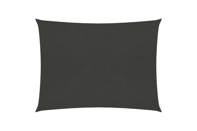 Solsejl 160 g/m² 2x2,5 m hdpe antracitgrå - Antracit - Havemøbler - Solafskærmning - Solsejl