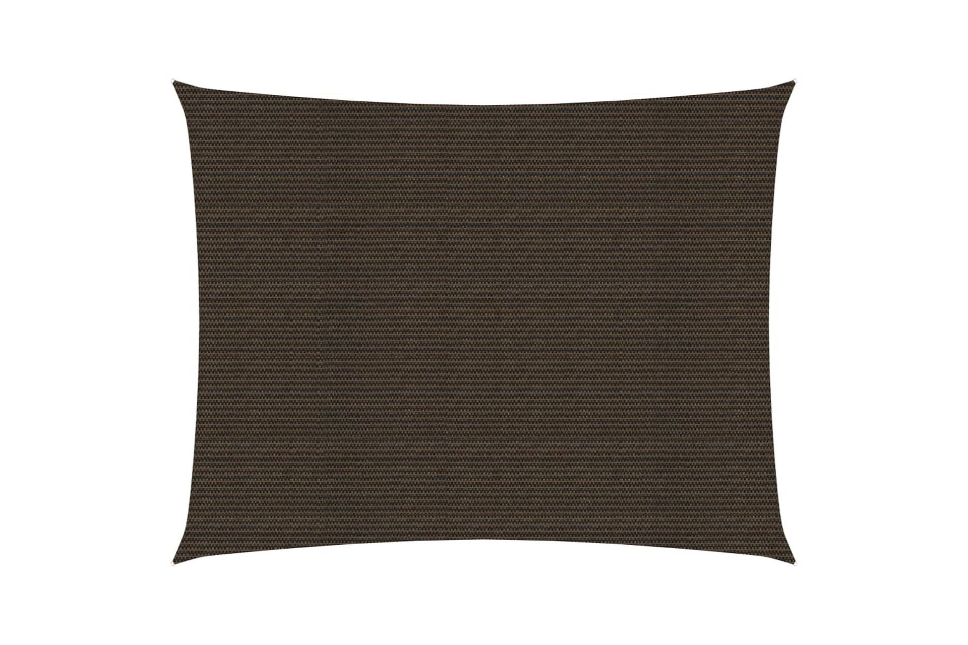 Solsejl 160 g/m² 3,5x5 m hdpe brun - Brun - Havemøbler - Solafskærmning - Solsejl