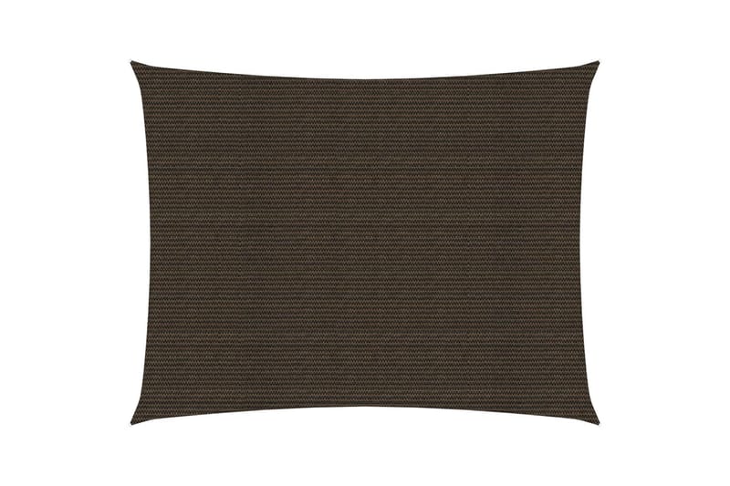 Solsejl 160 g/m² 3,5x5 m hdpe brun - Brun - Havemøbler - Solafskærmning - Solsejl