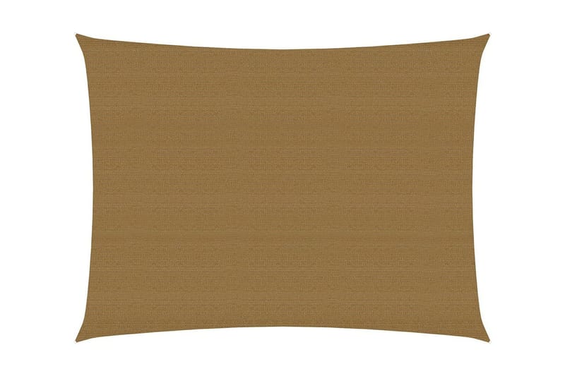 solsejl 160 g/m² 3,5x5 m HDPE gråbrun - Gråbrun - Havemøbler - Solafskærmning - Solsejl