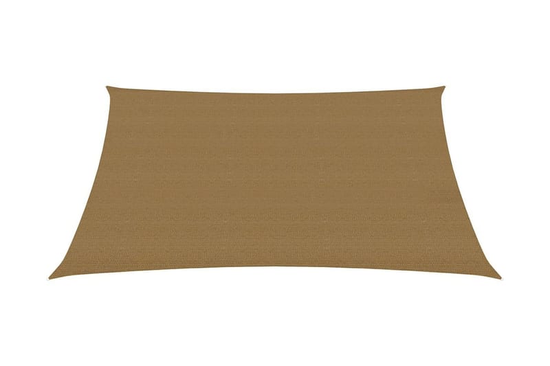solsejl 160 g/m² 3,5x5 m HDPE gråbrun - Gråbrun - Havemøbler - Solafskærmning - Solsejl