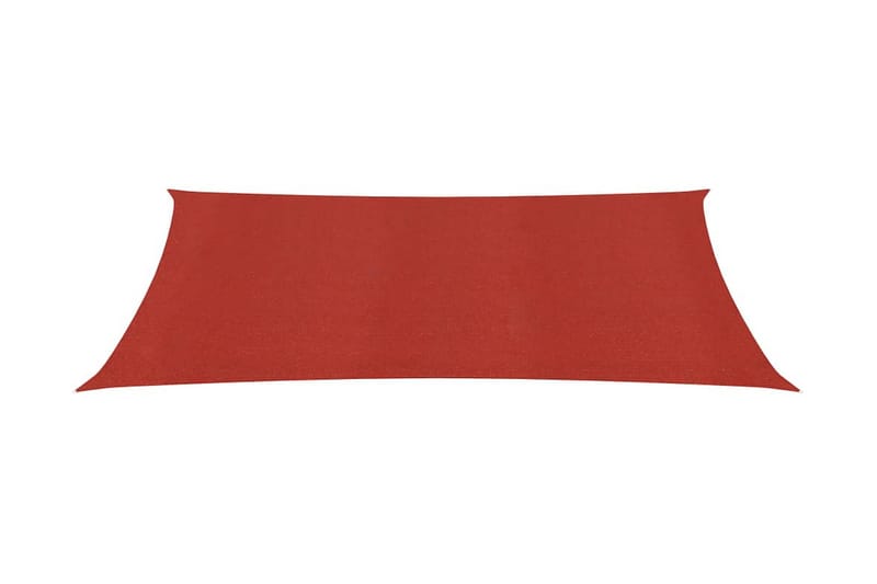 Solsejl 160 g/m² 3x5 m Hdpe Rød - Rød - Havemøbler - Solafskærmning - Solsejl