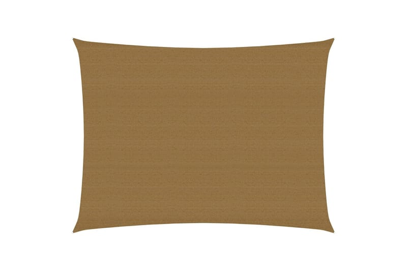 solsejl 160 g/m² 4x5 m HDPE gråbrun - Gråbrun - Havemøbler - Solafskærmning - Solsejl