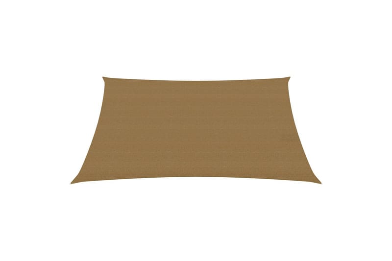 solsejl 160 g/m² 4x5 m HDPE gråbrun - Gråbrun - Havemøbler - Solafskærmning - Solsejl