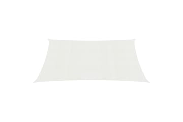Solsejl 160 g/m² 4x5 m hdpe hvid - Hvid - Havemøbler - Solafskærmning - Solsejl
