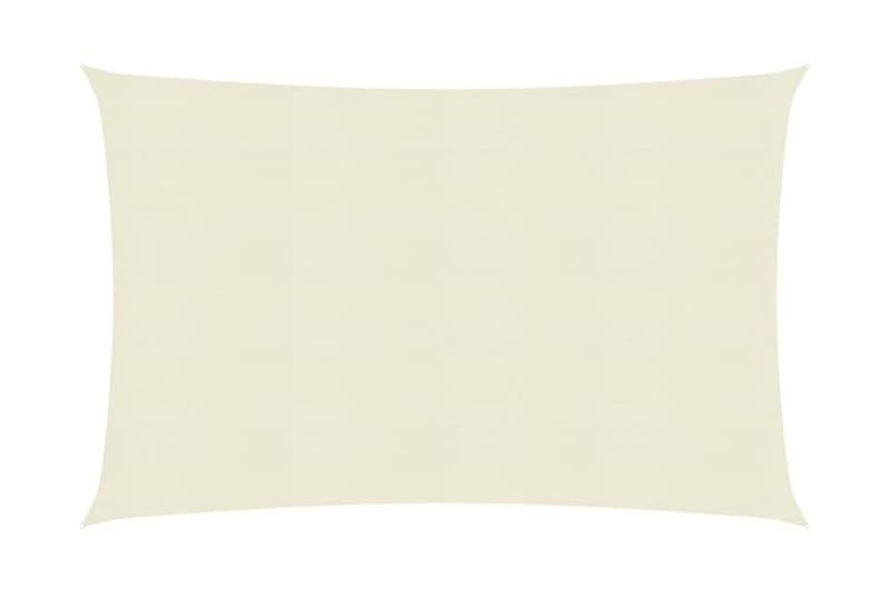 Solsejl 160 g/m² 4x7 m hdpe cremefarvet - Creme - Havemøbler - Solafskærmning - Solsejl