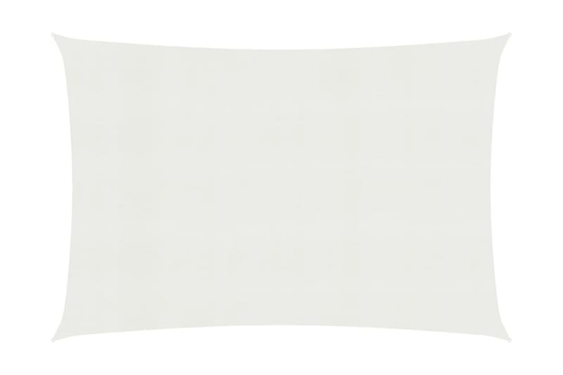 Solsejl 160 g/m² 4x7 m hdpe hvid - Hvid - Havemøbler - Solafskærmning - Solsejl
