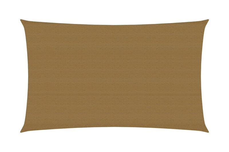 solsejl 160 g/m² 5x8 m HDPE gråbrun - Gråbrun - Havemøbler - Solafskærmning - Solsejl