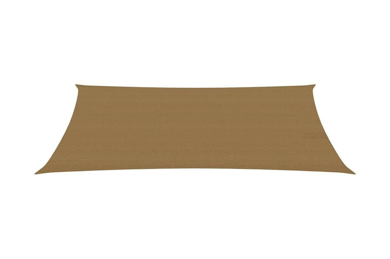 solsejl 160 g/m² 5x8 m HDPE gråbrun - Gråbrun - Havemøbler - Solafskærmning - Solsejl