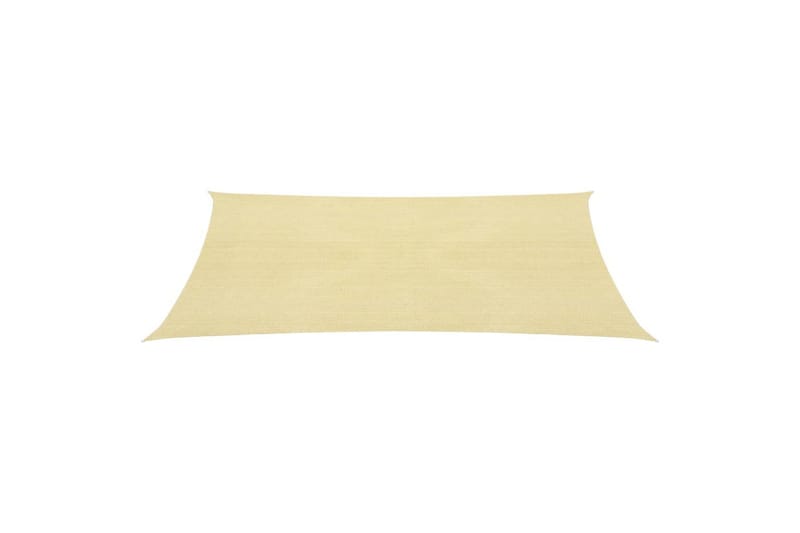 solsejl 160 g/m² 6x6 m HDPE beige - Beige - Havemøbler - Solafskærmning - Solsejl