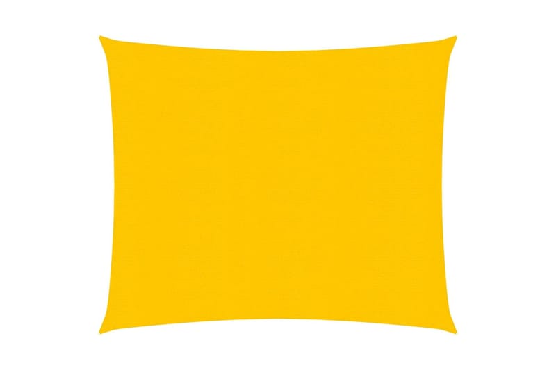 solsejl 2,5x2,5 m 160 g/m² HDPE gul - Gul - Havemøbler - Solafskærmning - Solsejl