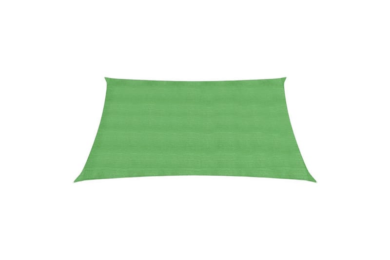 solsejl 2,5x2,5 m 160 g/m² HDPE lysegrøn - Grøn - Havemøbler - Solafskærmning - Solsejl