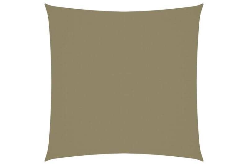 solsejl 2,5x2,5 m firkantet oxfordstof beige - Beige - Solsejl