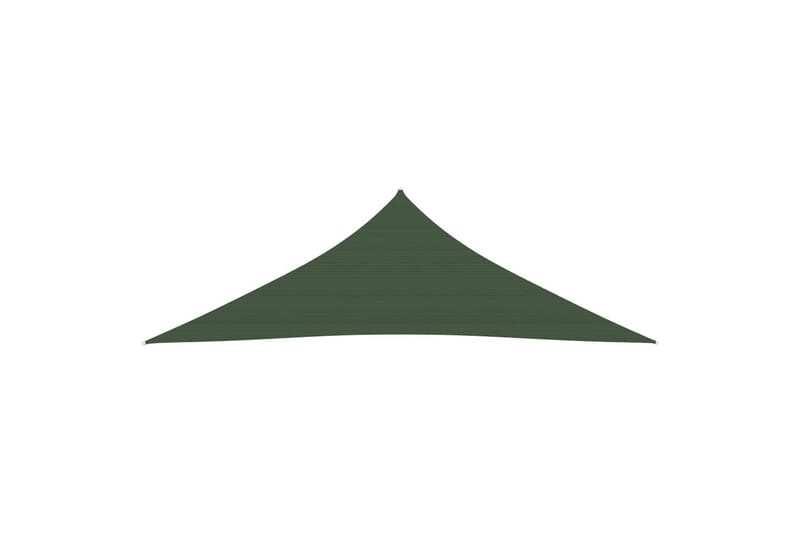 solsejl 2,5x2,5x3,5 m 160 g/m² HDPE mørkegrøn - Grøn - Havemøbler - Solafskærmning - Solsejl