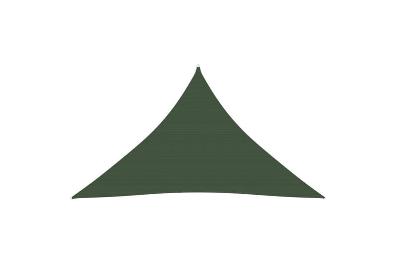 solsejl 2,5x2,5x3,5 m 160 g/m² HDPE mørkegrøn - Grøn - Havemøbler - Solafskærmning - Solsejl