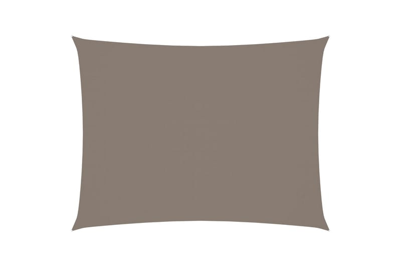 solsejl 2,5x3,5 m rektangulær oxfordstof gråbrun - Gråbrun - Solsejl