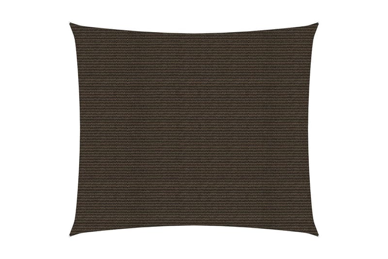 solsejl 2,5x3 m 160 g/m² HDPE brun - Brun - Havemøbler - Solafskærmning - Solsejl