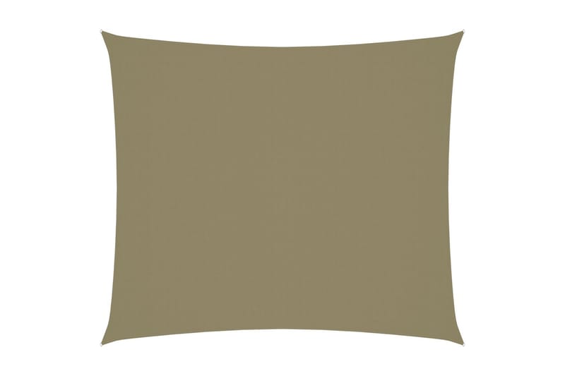 solsejl 2,5x3 m rektangulær oxfordstof beige - Beige - Solsejl